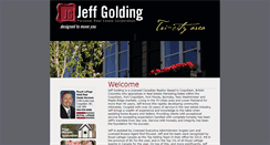 Desktop Screenshot of jeffgolding.com